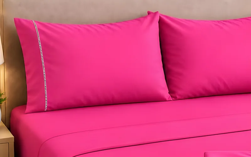 Jogo de lençol na cor Pink